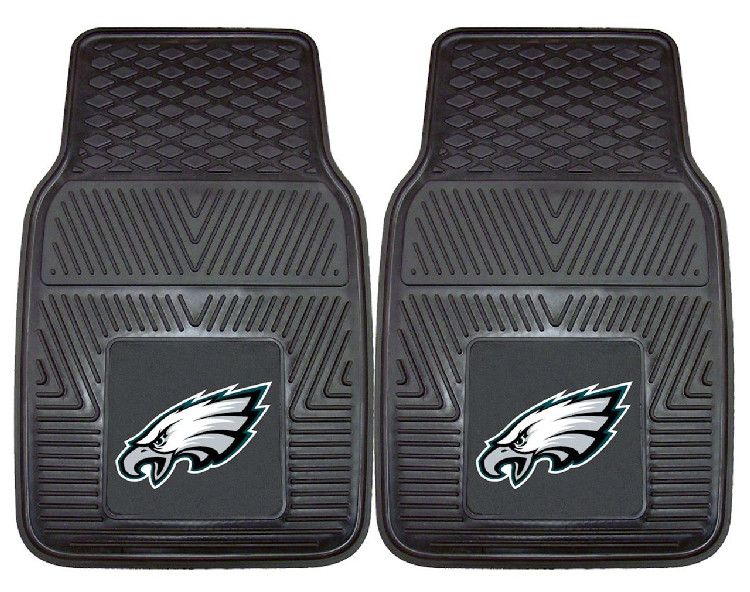 Philadelphia Eagles Car Mats Heavy Duty 2 Piece Vinyl