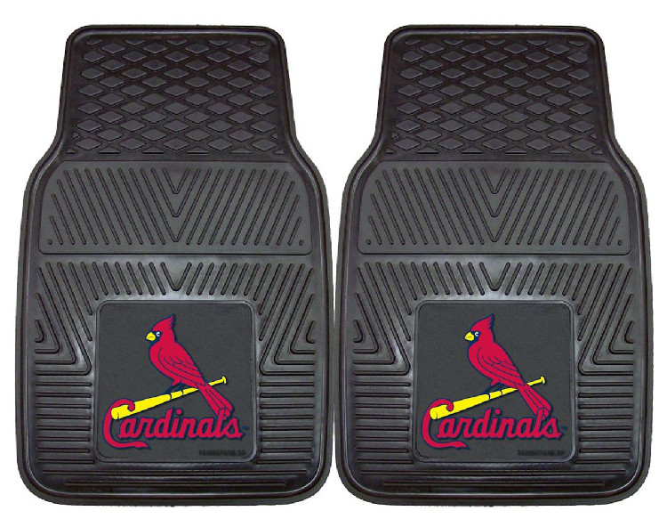 St. Louis Cardinals Heavy Duty 2-Piece Vinyl Car Mats