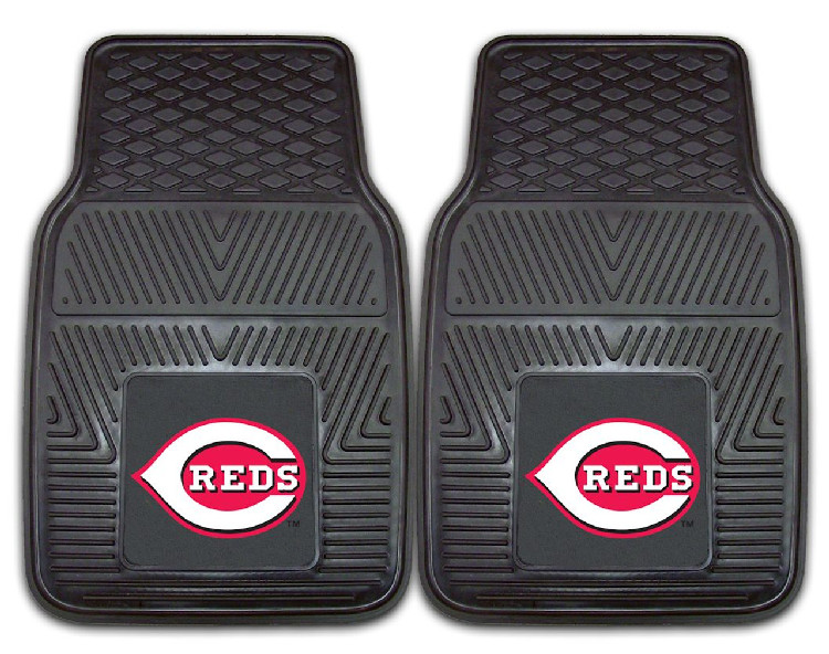 Cincinnati Reds Heavy Duty 2-Piece Vinyl Car Mats