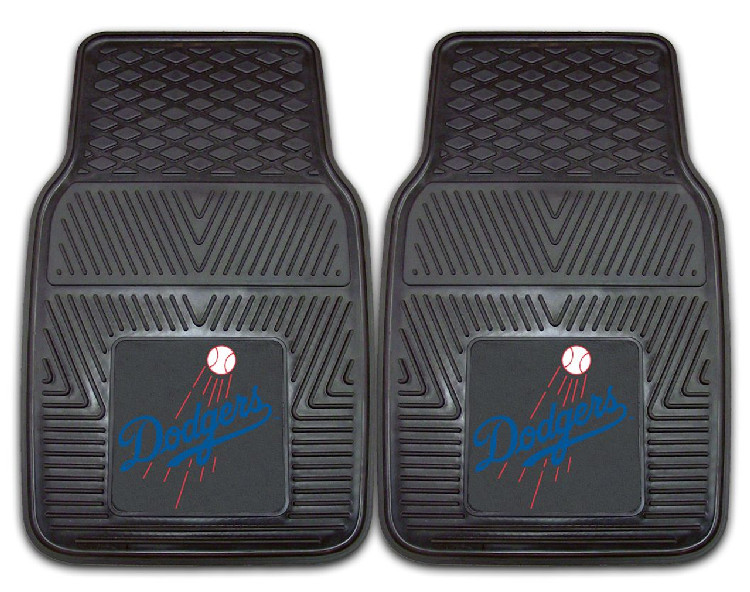 Los Angeles Dodgers Heavy Duty 2-Piece Vinyl Car Mats