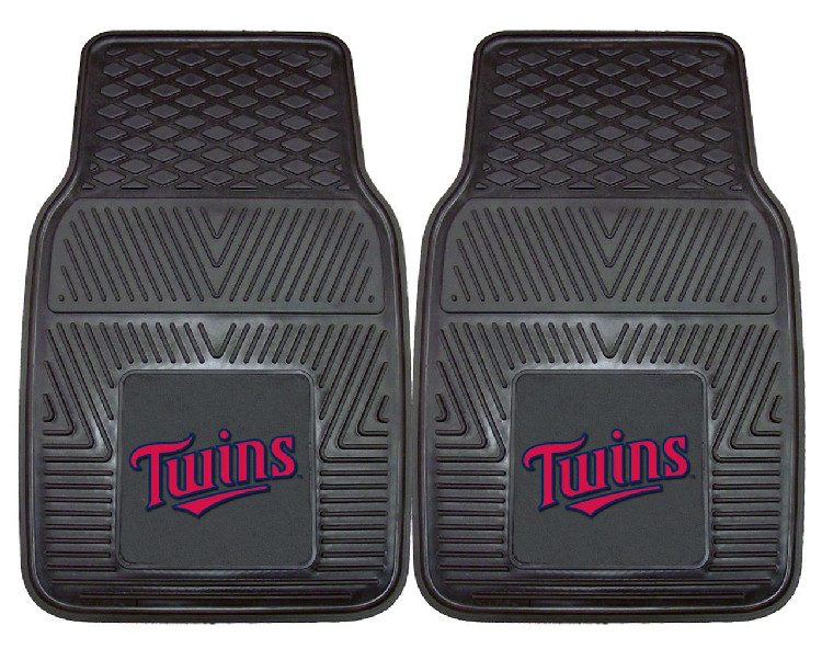 Minnesota Twins Car Mats Heavy Duty 2 Piece Vinyl