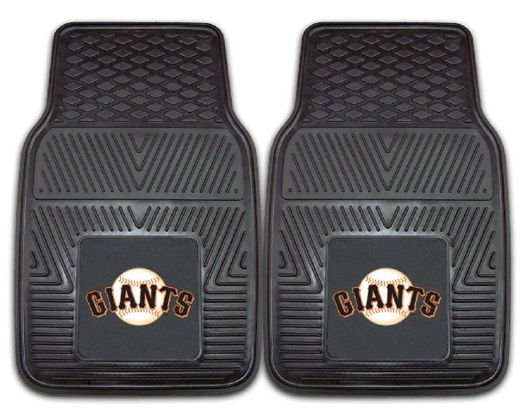 San Francisco Giants Heavy Duty 2-Piece Vinyl Car Mats