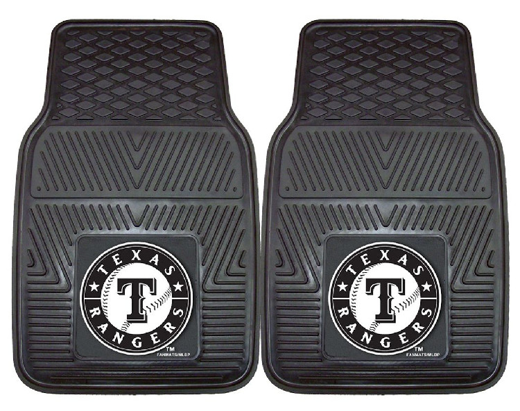 Texas Rangers Heavy Duty 2-Piece Vinyl Car Mats