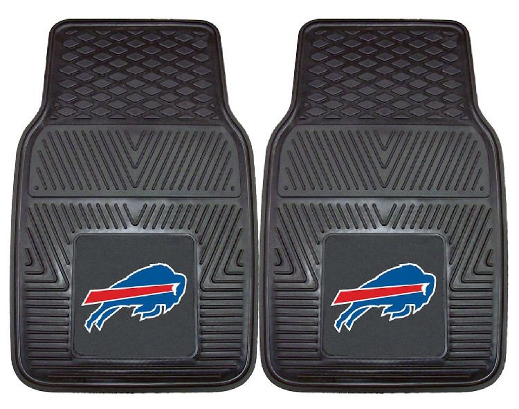 Buffalo Bills Car Mats Heavy Duty 2 Piece Vinyl