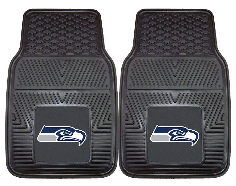 Seattle Seahawks Car Mats Heavy Duty 2 Piece Vinyl