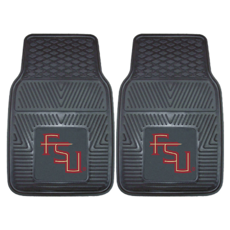 Florida State Seminoles Heavy Duty 2-Piece Vinyl Car Mats