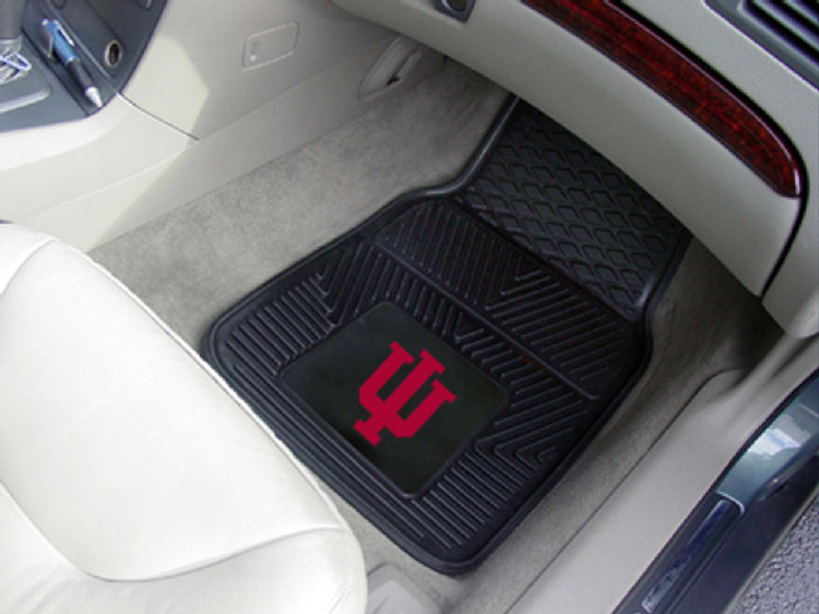 Indiana Hoosiers Heavy Duty 2-Piece Vinyl Car Mats