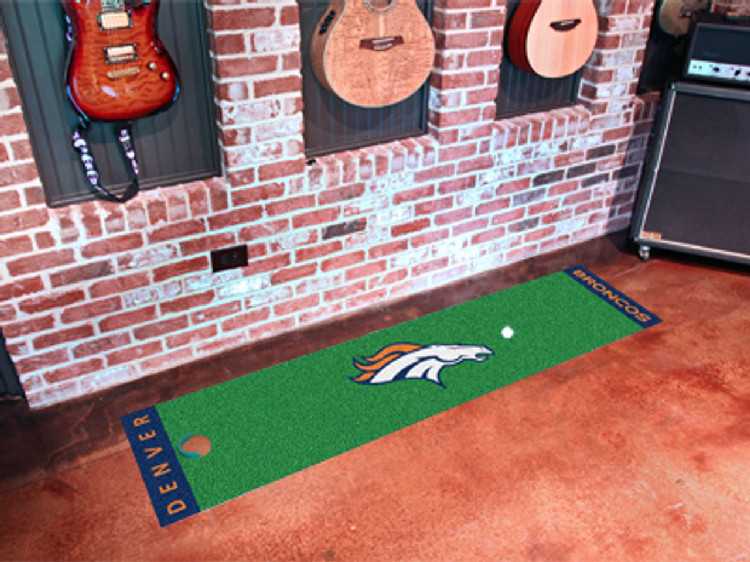 Denver Broncos Putting Green Mat