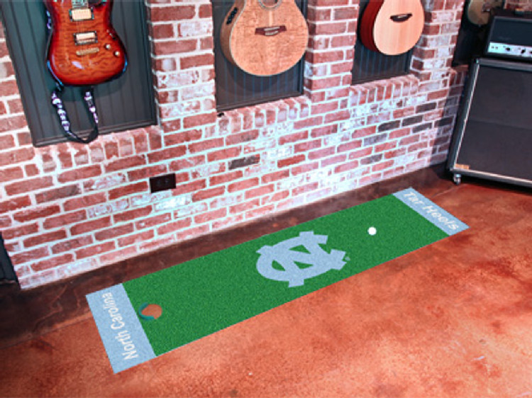 North Carolina Tar Heels Putting Green Mat