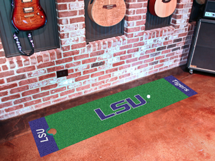 LSU Tigers Putting Green Mat