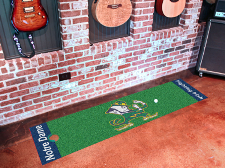 Notre Dame Fighting Irish Putting Green Mat