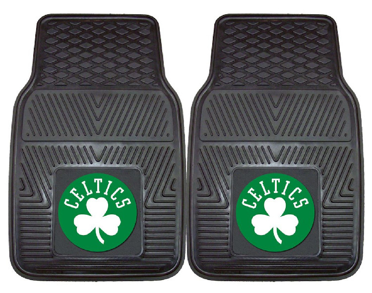 Boston Celtics Heavy Duty 2-Piece Vinyl Car Mats