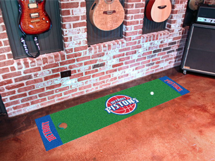 Detroit Pistons Putting Green Mat