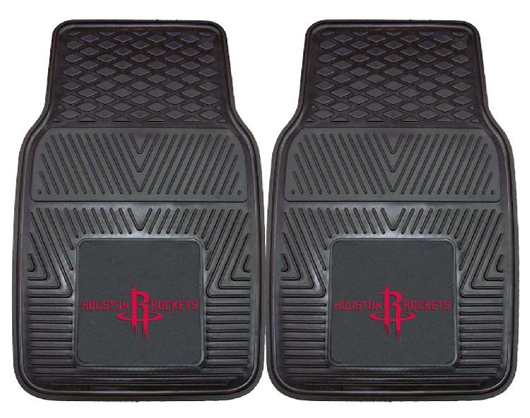 Houston Rockets Heavy Duty 2-Piece Vinyl Car Mats