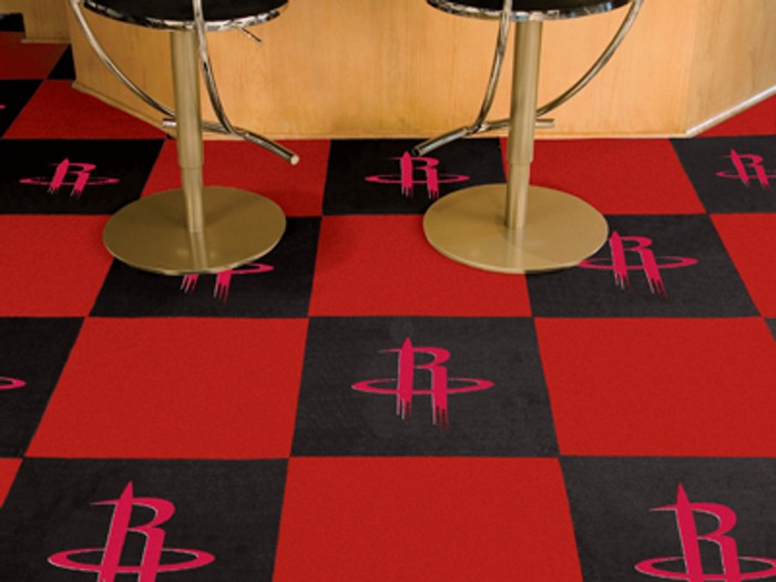 Houston Rockets Carpet Tiles -