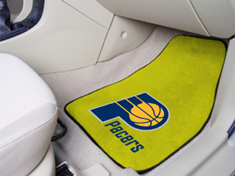 Indiana Pacers Car Mats Printed Carpet 2 Piece Set