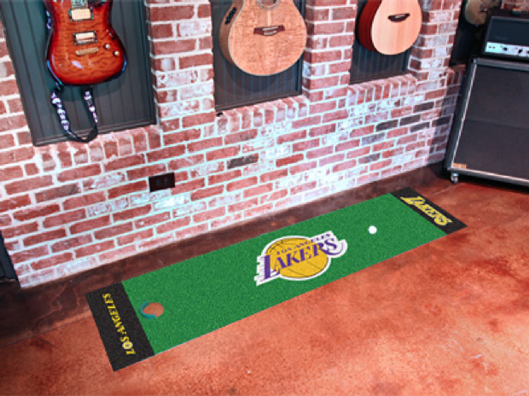 Los Angeles Lakers Putting Green Mat