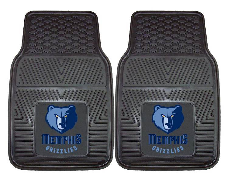 Memphis Grizzlies Heavy Duty 2-Piece Vinyl Car Mats