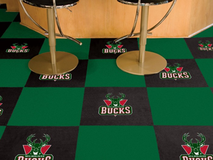 Milwaukee Bucks Carpet Tiles -