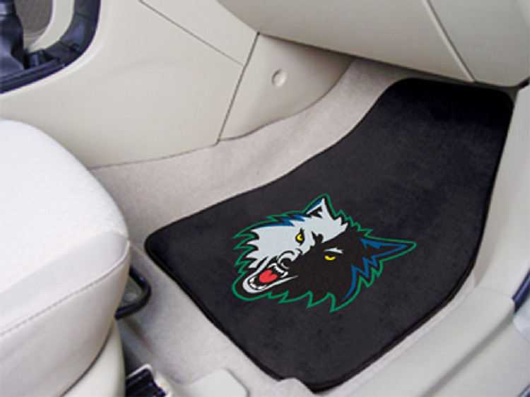 Minnesota Timberwolves Car Mats Printed Carpet 2 Piece Set