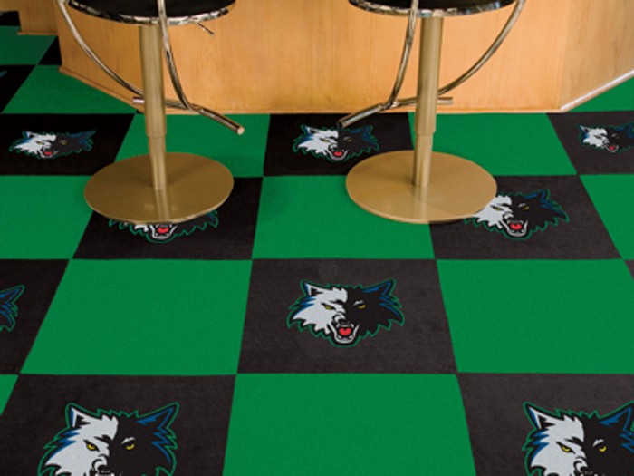 Minnesota Timberwolves Carpet Tiles -