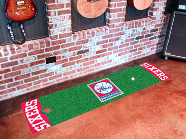 Philadelphia 76ers Putting Green Mat