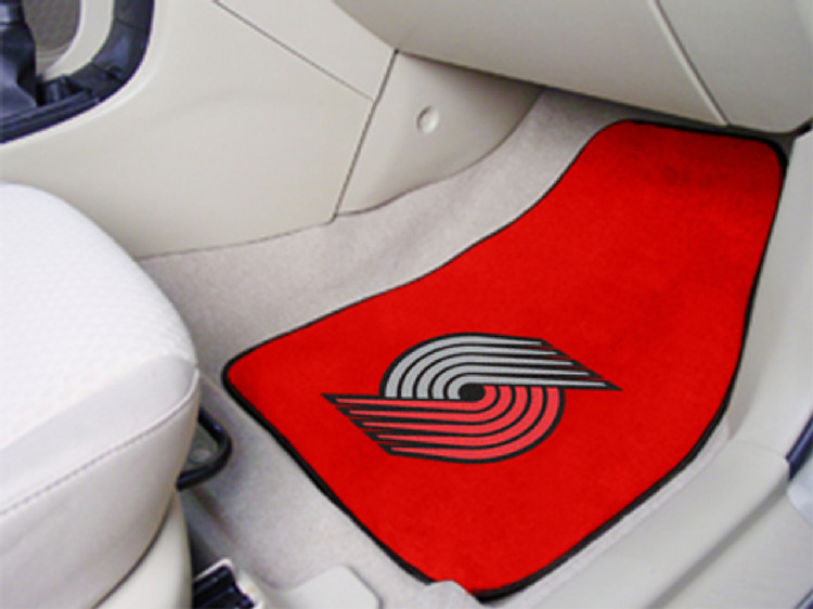 Portland Trail Blazers Car Mats Printed Carpet 2 Piece Set