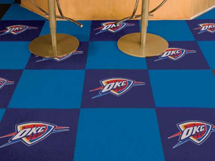 Oklahoma City Thunder Carpet Tiles -