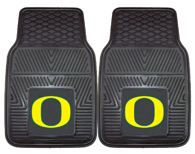 Oregon Ducks Car Mats Heavy Duty 2 Piece Vinyl