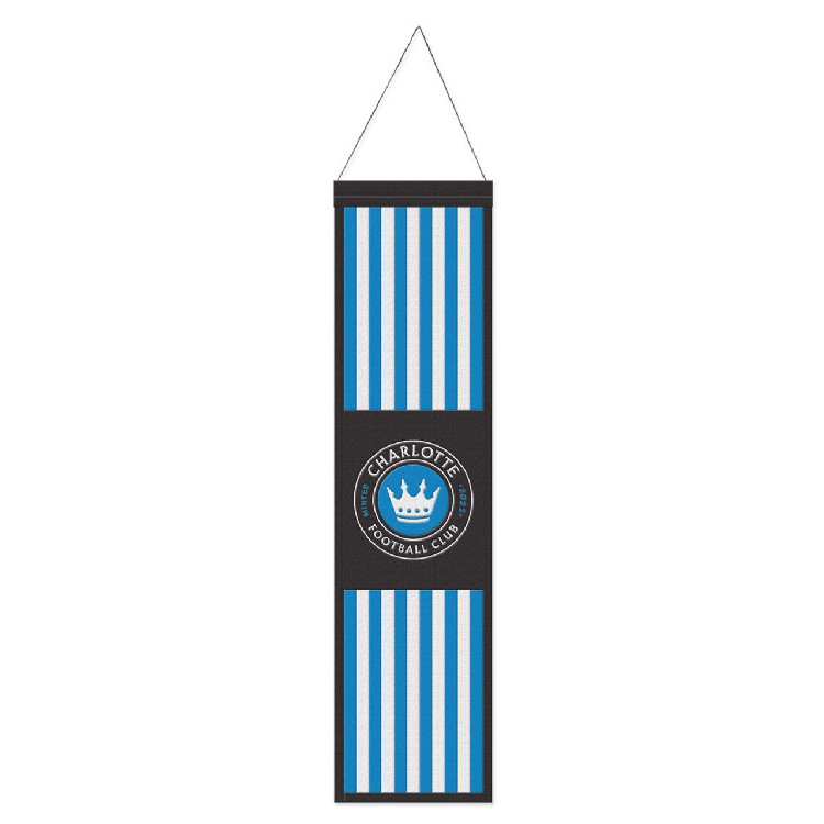 Charlotte FC Banner Wool 8x32 Heritage Design