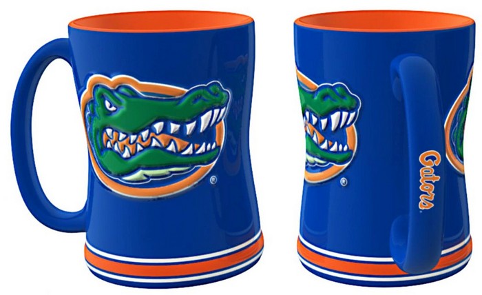 Florida Gators Coffee Mug - 14oz Sculpted Relief