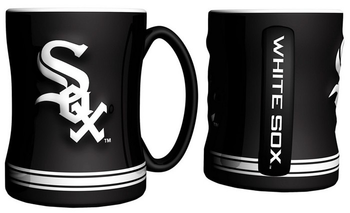 Chicago White Sox Coffee Mug - 14oz Sculpted Relief