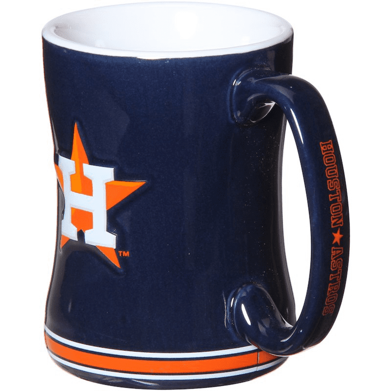 Houston Astros Coffee Mug - 14oz Sculpted Relief