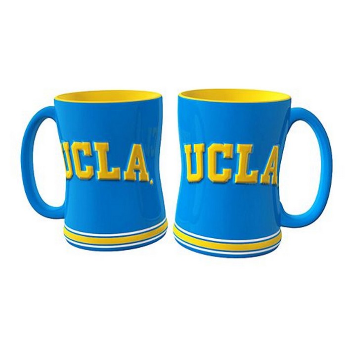 UCLA Bruins Coffee Mug 14oz Sculpted Relief