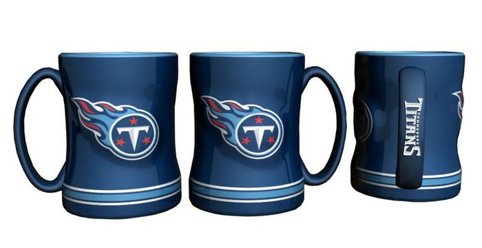 Tennessee Titans Coffee Mug - 14oz Sculpted Relief