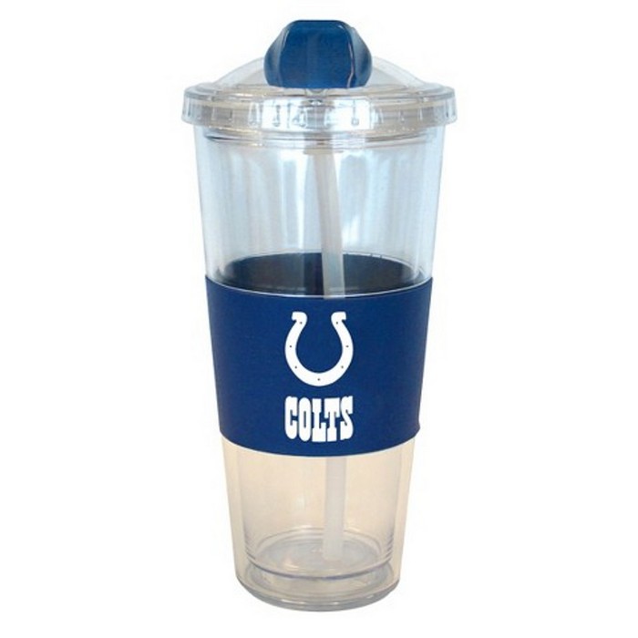 Indianapolis Colts Tumbler No Spill Straw Style