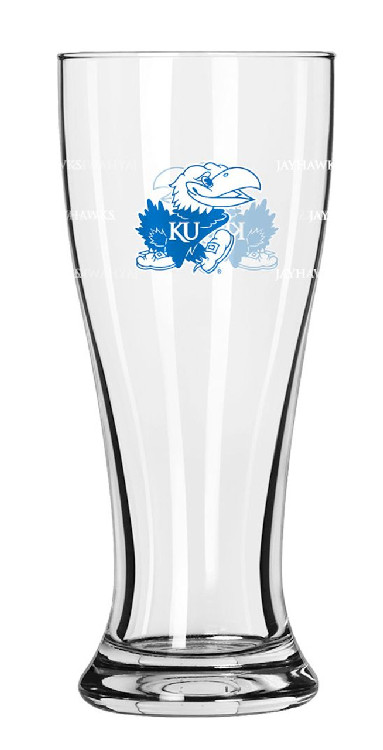 Kansas Jayhawks Shot Glass - Mini Pilsner