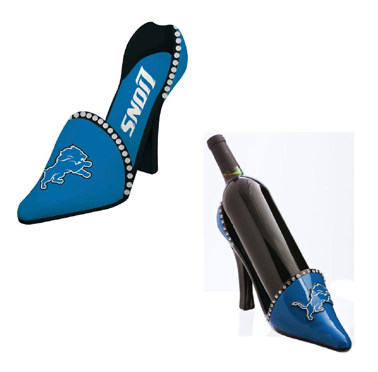 Detroit Lions Decorative Wine Bottle Holder - Shoe