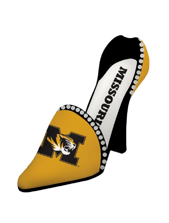 Missouri Tigers Decorative Wine Bottle Holder - Shoe