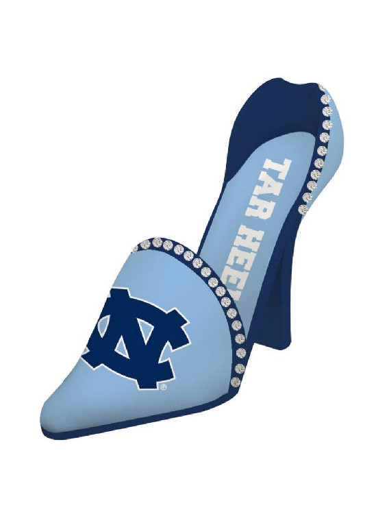 North Carolina Tar Heels Decorative Wine Bottle Holder - Shoe