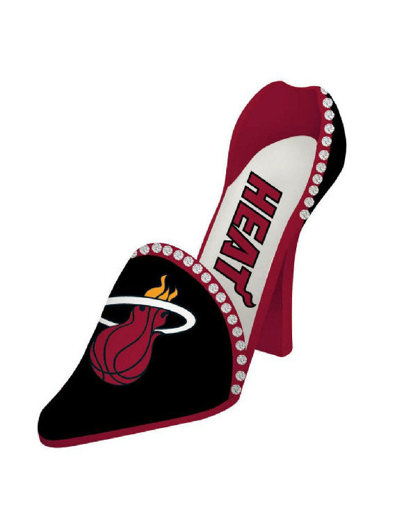 Miami Heat Decorative Wine Bottle Holder - Shoe