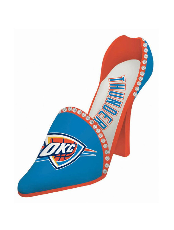 Oklahoma City Thunder Decorative Wine Bottle Holder - Shoe