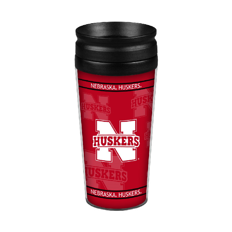 Nebraska Cornhuskers 14oz. Full Wrap Travel Mug