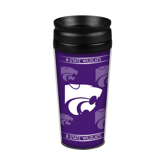 Kansas State Wildcats 14oz. Full Wrap Travel Mug