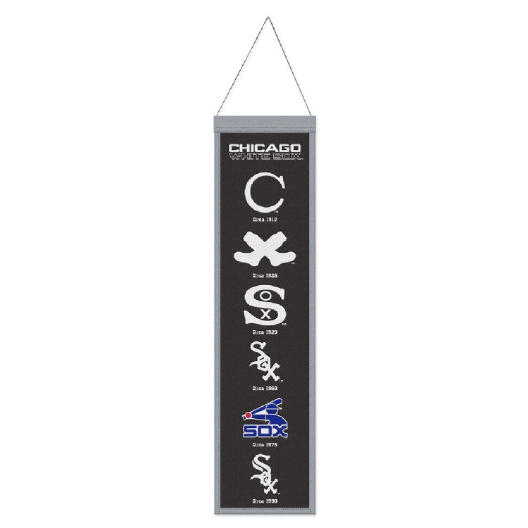 Chicago White Sox Banner Wool 8x32 Heritage Evolution Design