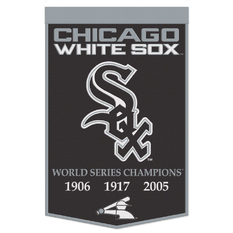 Chicago White Sox Banner Wool 24x38 Dynasty Champ Design