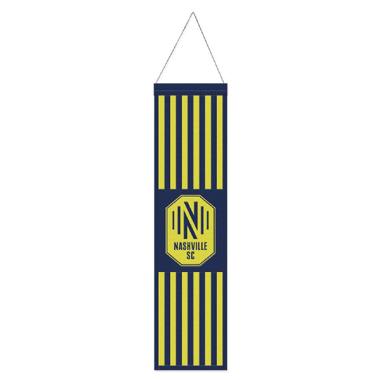 Nashville SC Banner Wool 8x32 Heritage Design