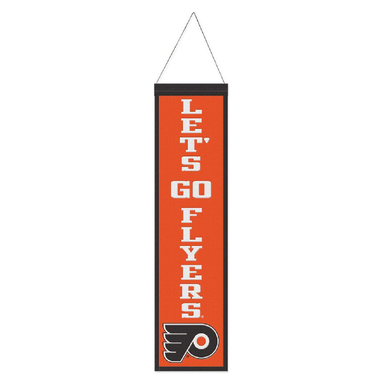 Philadelphia Flyers Banner Wool 8x32 Heritage Slogan Design