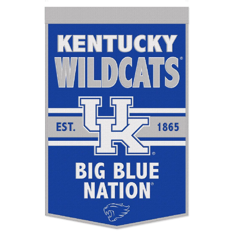 Kentucky Wildcats Banner Wool 24x38 Dynasty Slogan Design