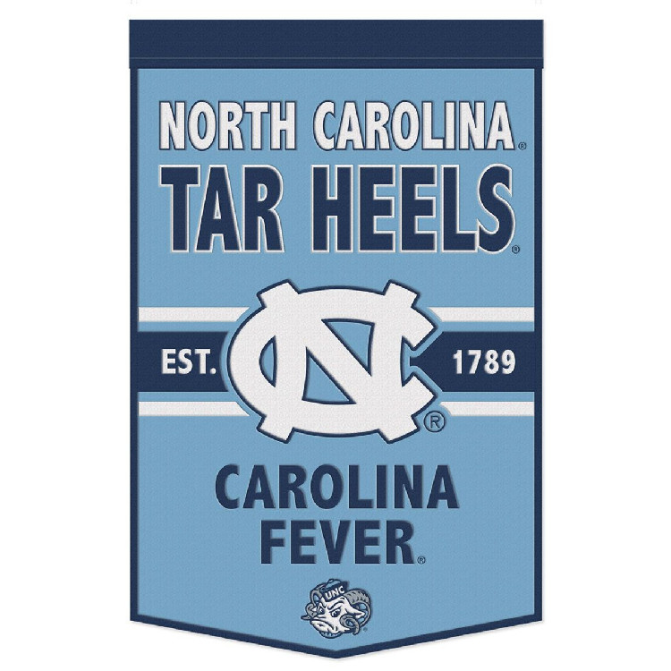 North Carolina Tar Heels Banner Wool 24x38 Dynasty Slogan Design